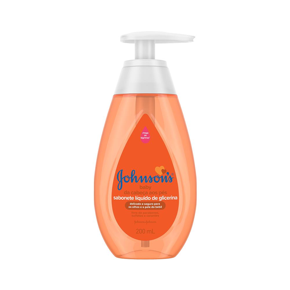 Sabonete Líquido Johnson's Baby Cabeça aos Pés 200ml Menor preço em Sabonete Líquido Johnson's Baby Cabeça aos Pés 200ml