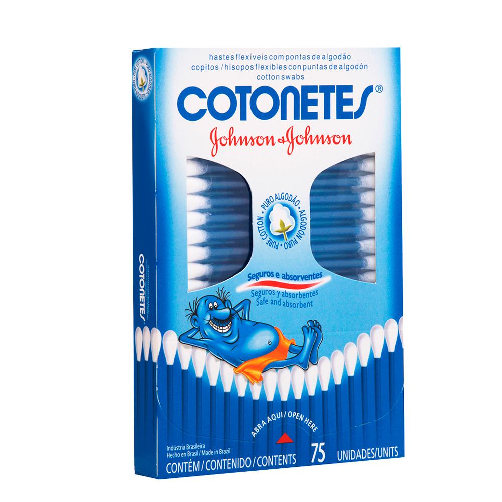 Hastes Flexíveis Cotonetes 75 Unidades Menor preço em Hastes Flexíveis Cotonetes 75 Unidades