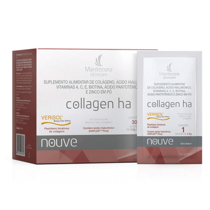 Suplemento Alimentar Anti Idade Mantecorp Nouve Collagen Ha 30 Sachês 84g Menor preço em Suplemento Alimentar Anti Idade Mantecorp Nouve Collagen Ha 30 Sachês 84g