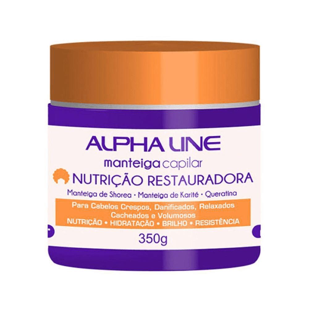 MANTEIGA CAPILAR NUTRIÇÃO RESTAURADORA ALPHA LINE 350G