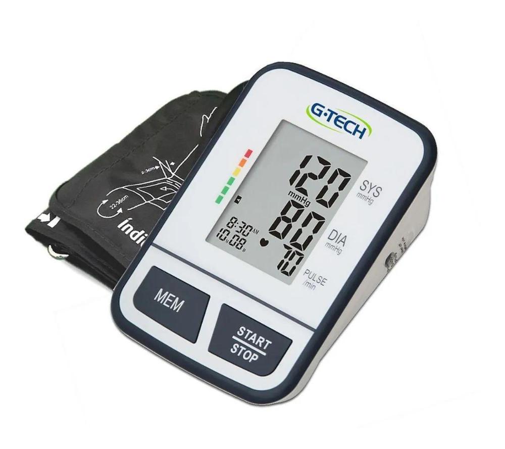 Aparelho medidor de pressão arterial digital de braço G-Tech BSP11 Menor preço em Aparelho medidor de pressão arterial digital de braço G-Tech BSP11