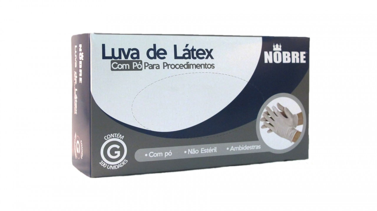 Luva Látex G Nobre Menor preço em Luva Látex G Nobre
