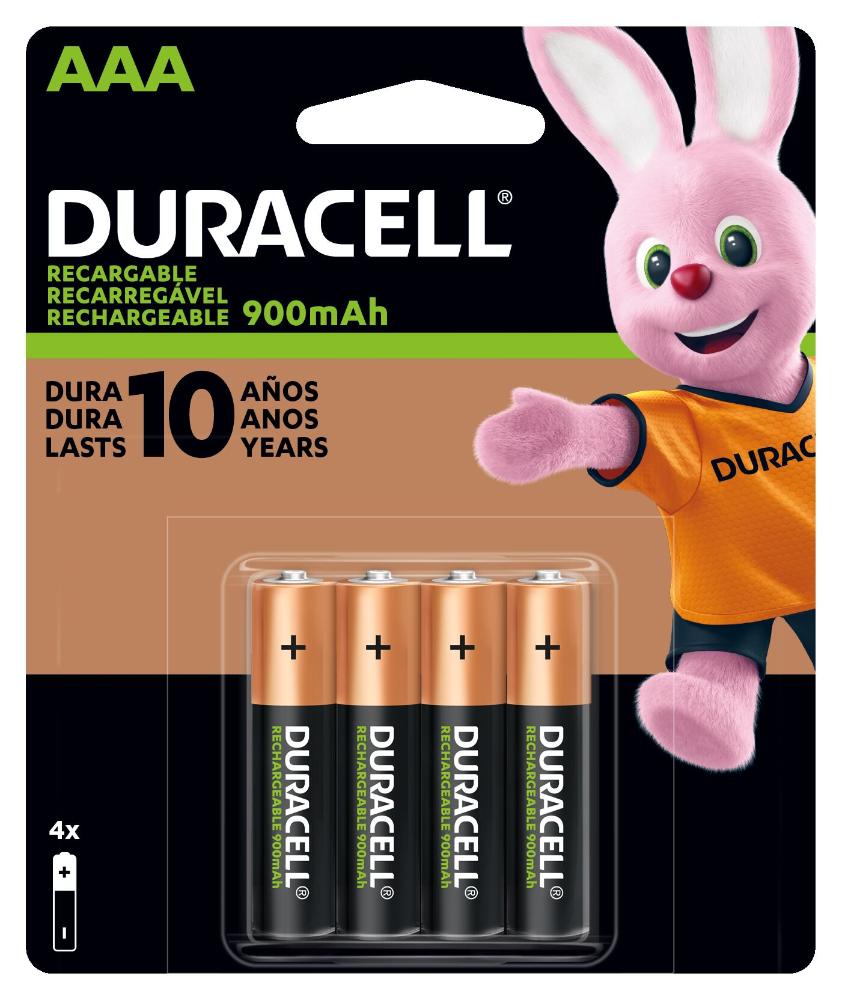 Pilha Duracell Recarregável AAA 4 unidades Menor preço em Pilha Duracell Recarregável AAA 4 unidades