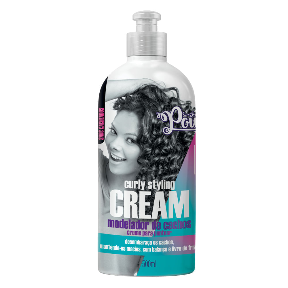 MODELADOR DE CACHOS CREME PARA PENTEAR CURLY STYLING 500ML BEAUTY COLOR