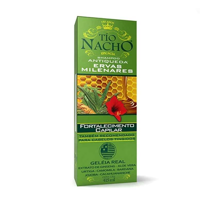 Shampoo Tio Nacho Antiqueda Ervas Milenares 415 ml Menor preço em Shampoo Tio Nacho Antiqueda Ervas Milenares 415 ml