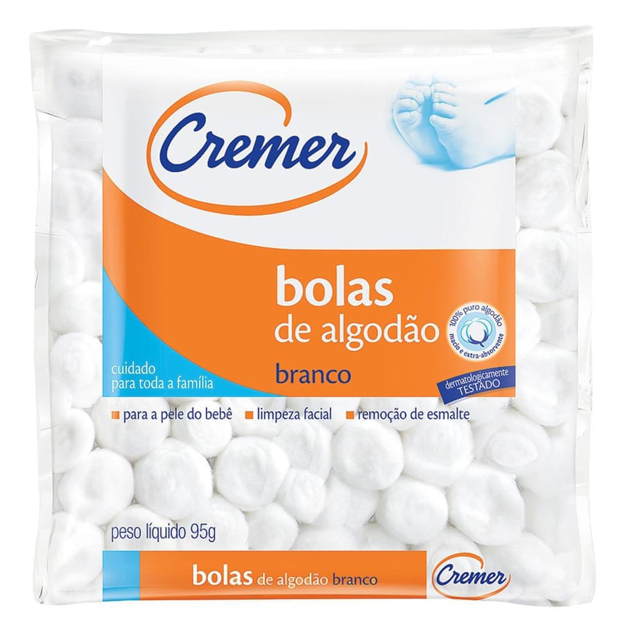Algodão em Bolas Branco 95g Cremer é ruim? Algodão em Bolas Branco 95g Cremer é boa?
