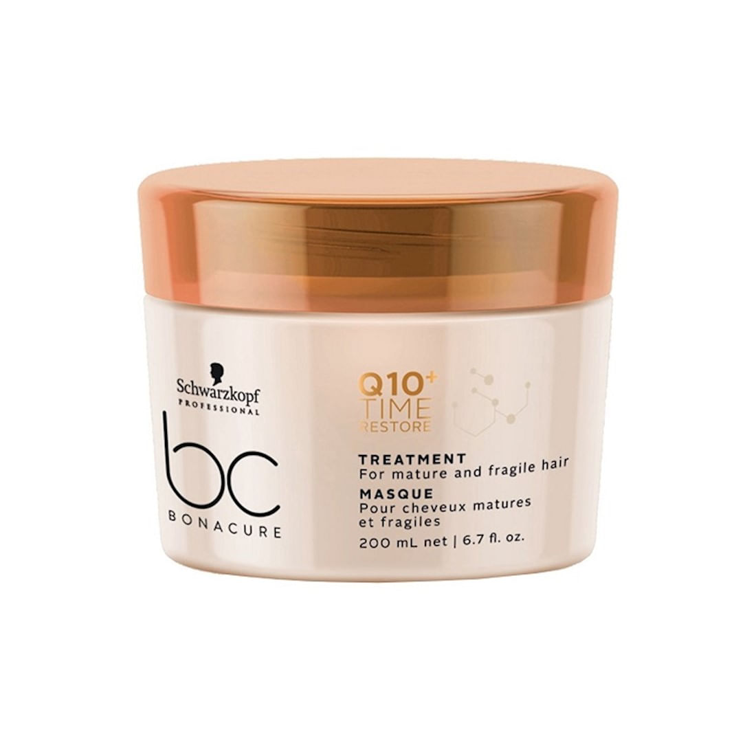 Máscara Schwarzkopf BC Q10+ Time Restore 200ml Menor preço em Máscara Schwarzkopf BC Q10+ Time Restore 200ml