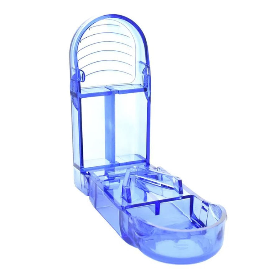 Cortador de Comprimido Azul Transparente Incoterm Menor preço em Cortador de Comprimido Azul Transparente Incoterm