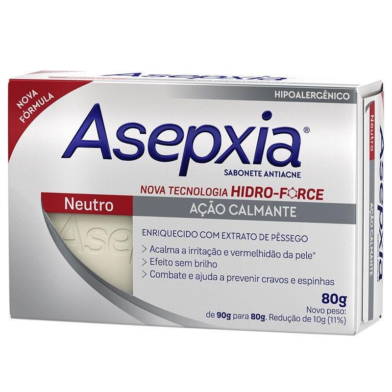 Asepxia Sabonete Neutro 80g Menor preço em Asepxia Sabonete Neutro 80g