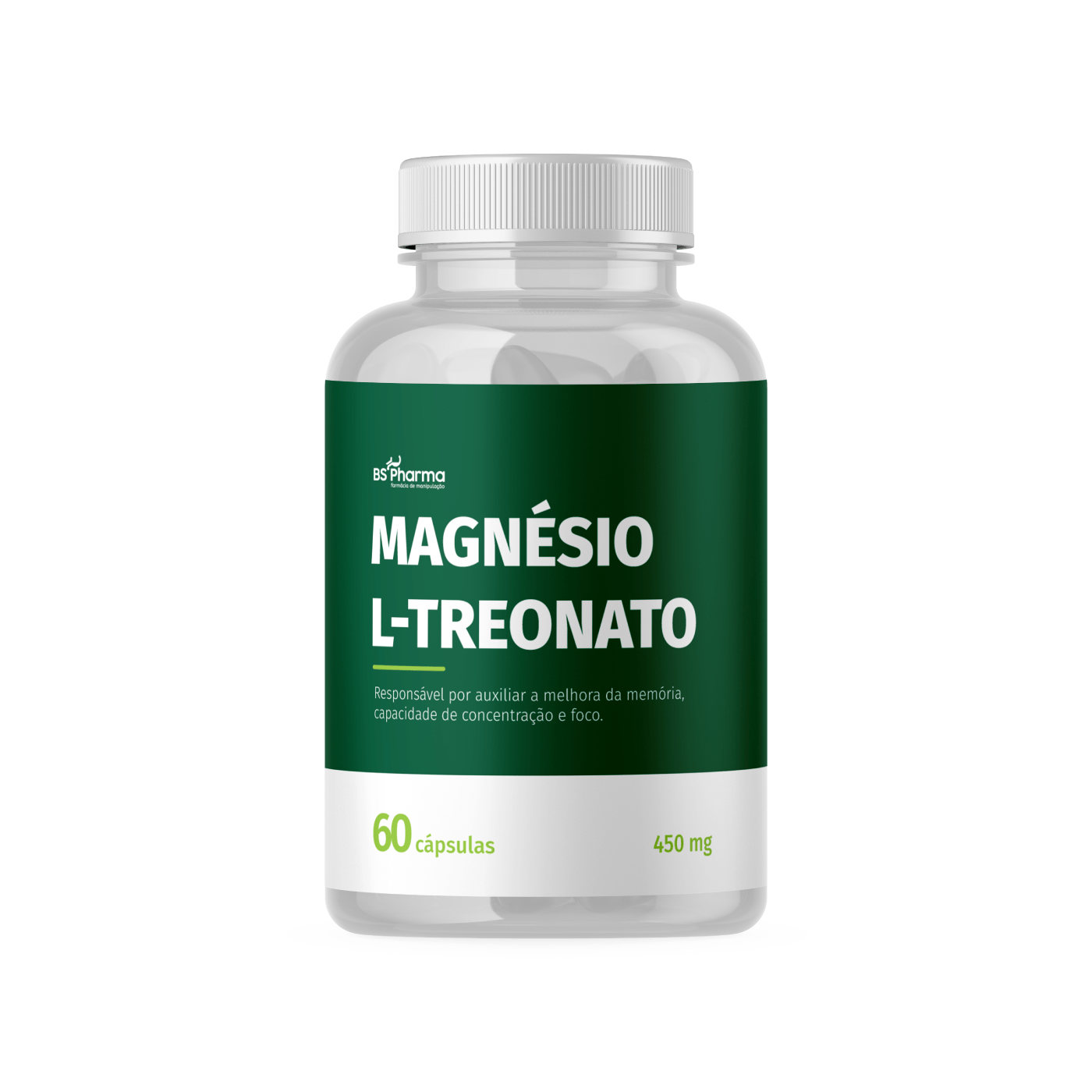 Magnésio L-Treonato 450 mg 60 Cápsulas Menor preço em Magnésio L-Treonato 450 mg 60 Cápsulas