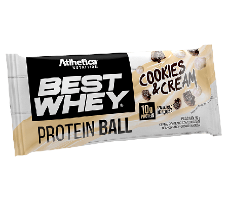 Best Whey Protein Ball Cookies & Cream com 50g