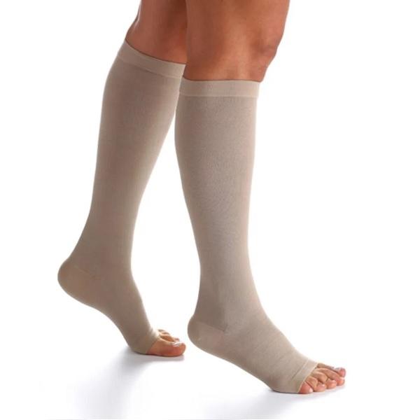 Meia 3/4 Algodão Super 282 AD 20-30 MMHG Sigvaris Aberta - Bege - M2 Menor preço em Meia 3/4 Algodão Super 282 AD 20-30 MMHG Sigvaris Aberta - Bege - M2