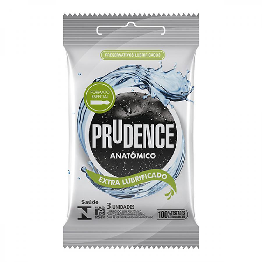 Preservativo Prudence Anatomico Extra Lubrificado 3un Menor preço em Preservativo Prudence Anatomico Extra Lubrificado 3un