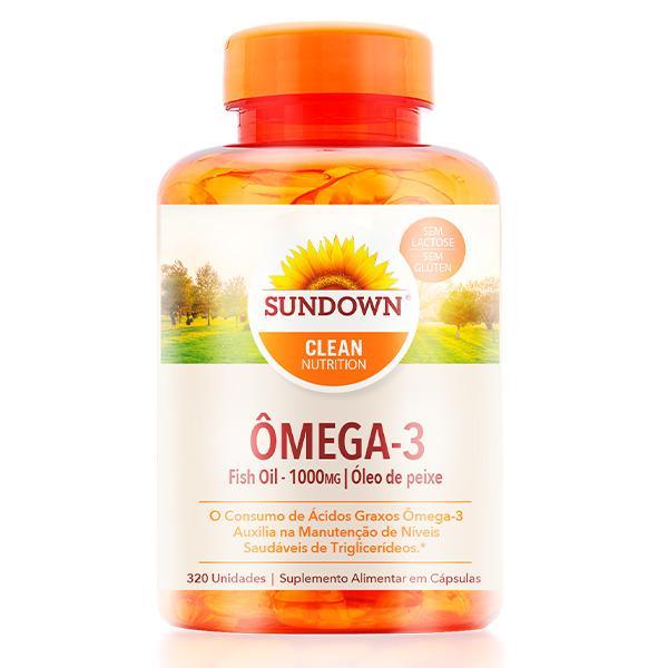 Ômega 3 1000mg Sundown Vitaminas com 320 Cápsulas Menor preço em Ômega 3 1000mg Sundown Vitaminas com 320 Cápsulas