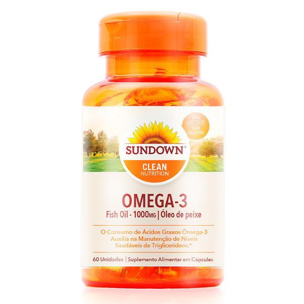 Ômega 3 1000mg Sundown Vitaminas com 60 Cápsulas Menor preço em Ômega 3 1000mg Sundown Vitaminas com 60 Cápsulas