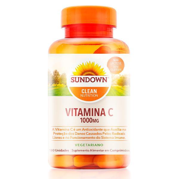 Vitamina C 1000mg Sundown Vitaminas com 180 Cápsulas Menor preço em Vitamina C 1000mg Sundown Vitaminas com 180 Cápsulas