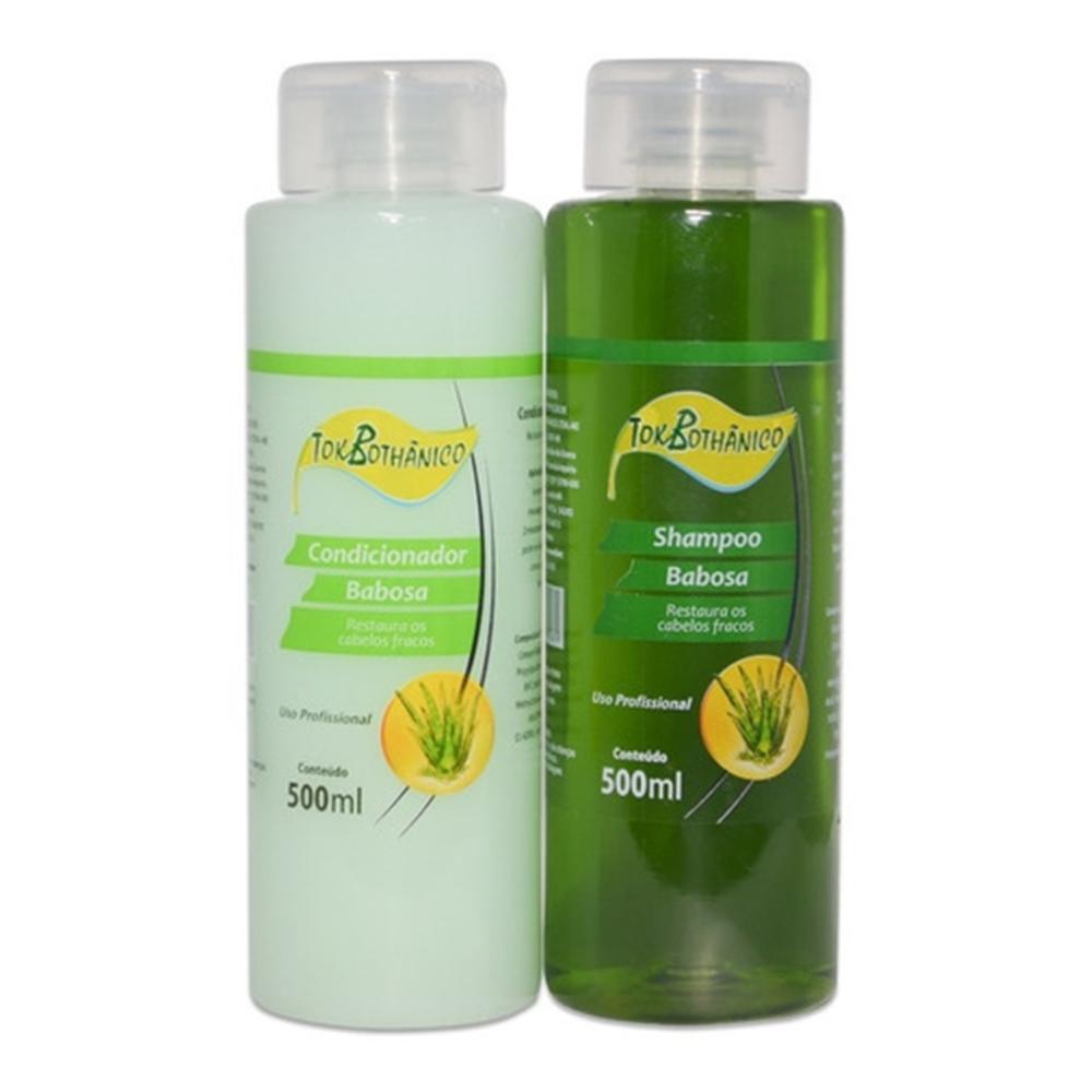 Shampoo e Condicionador Tok Bothânico Babosa 500ml cada Menor preço em Shampoo e Condicionador Tok Bothânico Babosa 500ml cada