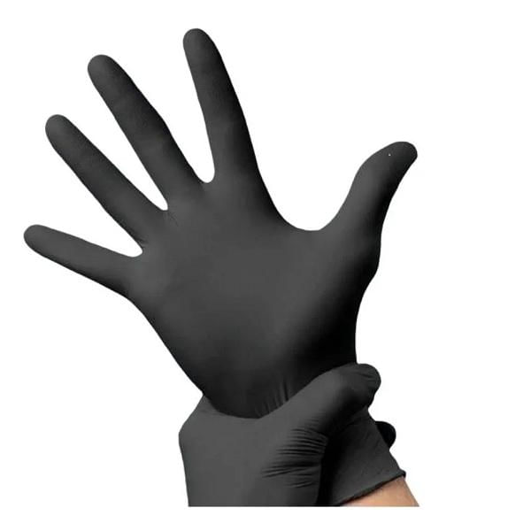 Luva Nitrilica BLACK Preta Profissional sem PO 20UN - M Menor preço em Luva Nitrilica BLACK Preta Profissional sem PO 20UN - M