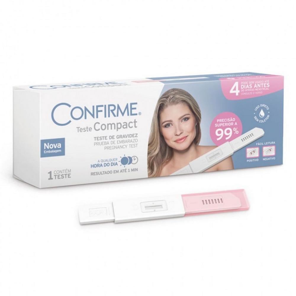 Teste de Gravidez Caneta CONFIRME COMPACT Menor preço em Teste de Gravidez Caneta CONFIRME COMPACT