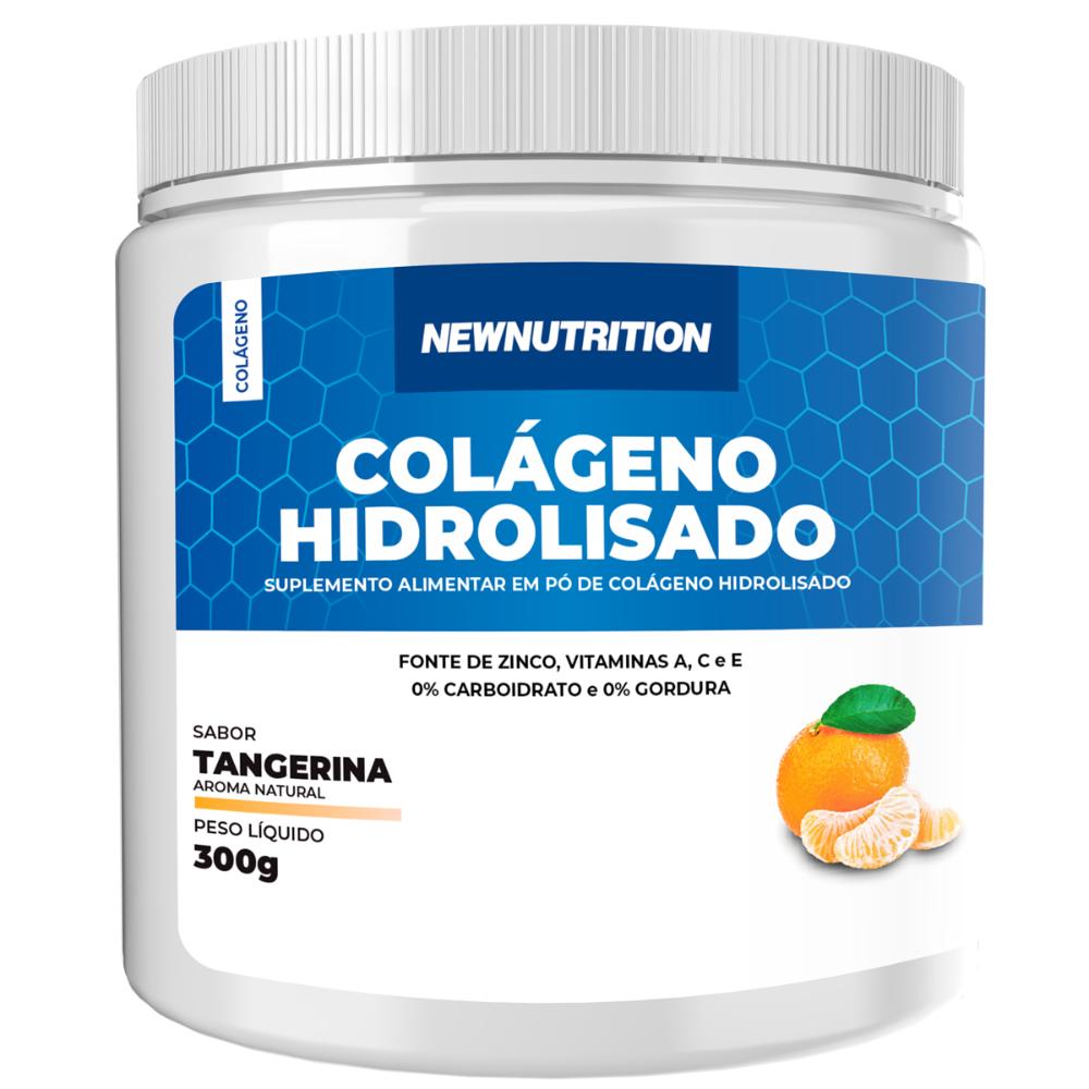 Colágeno Hidrolisado 300g Tangerina NEWNUTRITION Menor preço em Colágeno Hidrolisado 300g Tangerina NEWNUTRITION