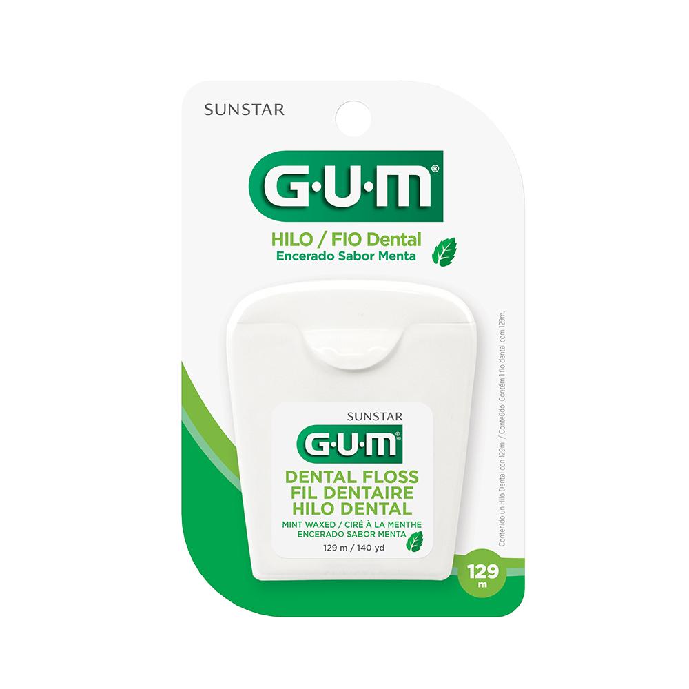 GUM FIO DENTAL MENTA ENCERADO 129M Menor preço em GUM FIO DENTAL MENTA ENCERADO 129M