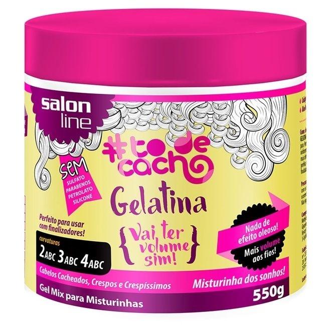 Gelatina To De Cachos Vai Ter Volume Sim Mix Salon Line 550g Droga Raia