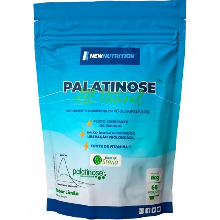 Palatinose All Natural 1Kg Limão NEWNUTRITION