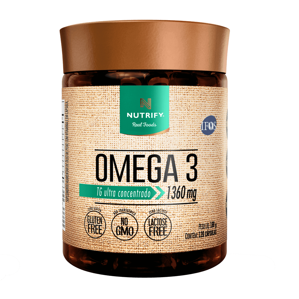 Ômega 3 Nutrify 120 Cápsulas Menor preço em Ômega 3 Nutrify 120 Cápsulas
