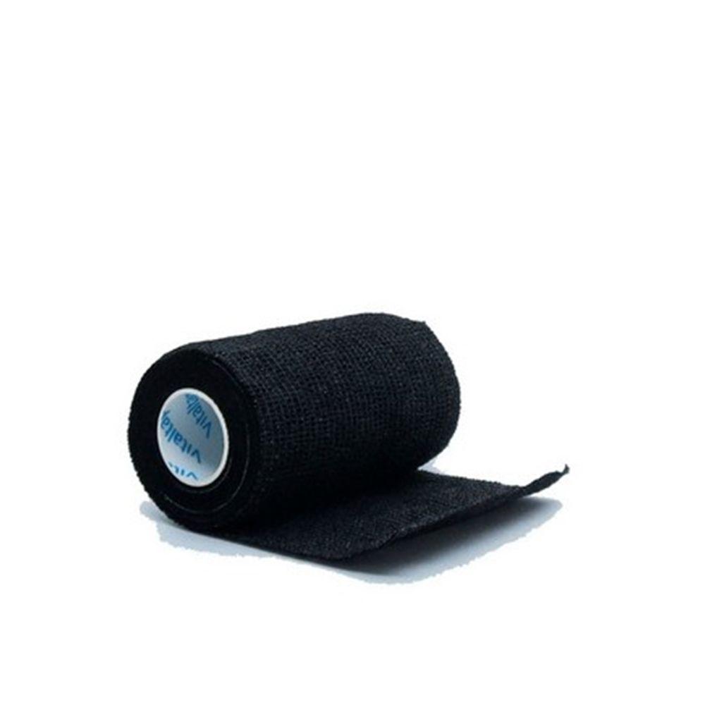 Bandagem Elástica Vitaltape Auto Aderente Coban Preto Menor preço em Bandagem Elástica Vitaltape Auto Aderente Coban Preto