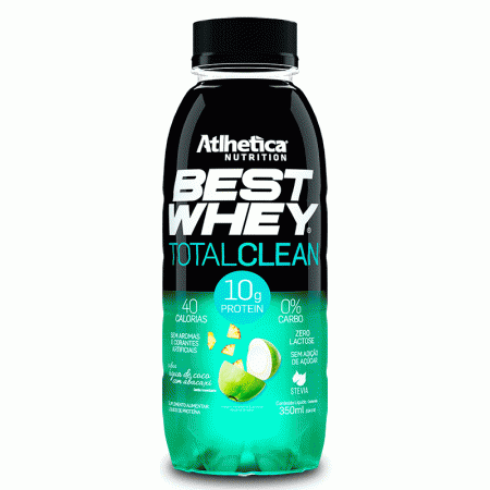 Best Whey RTD Total Clean Agua de Coco com Abacaxi 350ml - Atlhetica