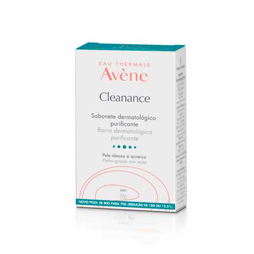 Sabonete em Barra Purificante Avène Cleanance com 70g Menor preço em Sabonete em Barra Purificante Avène Cleanance com 70g
