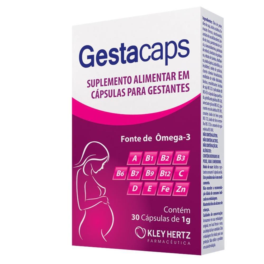 Gestacaps Suplemento Alimentar Vitamina Gestantes 30cps Menor preço em Gestacaps Suplemento Alimentar Vitamina Gestantes 30cps