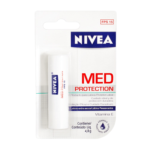 Protetor Labial Nivea Med Repair FPS15 4,8g Menor preço em Protetor Labial Nivea Med Repair FPS15 4,8g