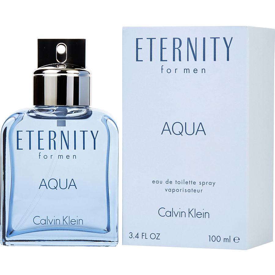 Perfume Masculino Eternity Aqua Calvin Klein Eau De Toilette Spray 100 Ml 100ml