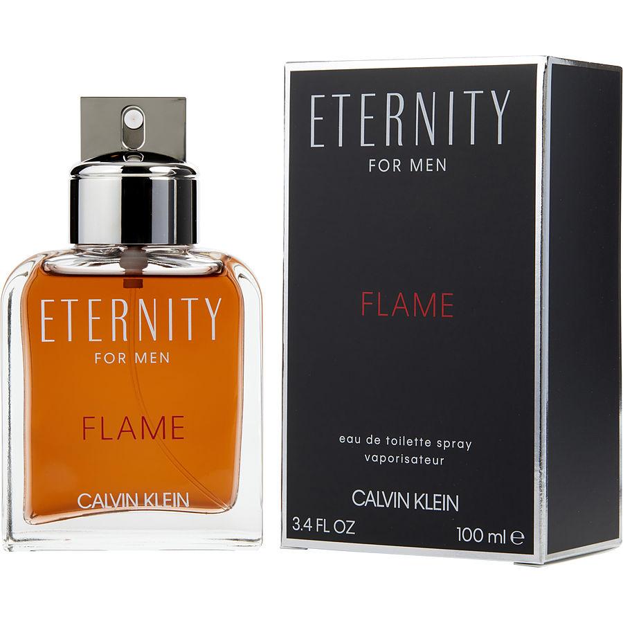 Perfume Masculino Eternity Flame Calvin Klein Eau De Toilette Spray 100 Ml 100ml