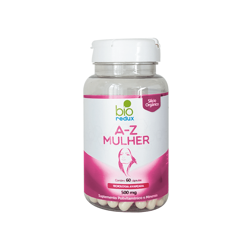 Bio Redux AZ-MULHER 60caps Complexo Vitamínico e Mineral + Algas Marinhas Processadas Menor preço em Bio Redux AZ-MULHER 60caps Complexo Vitamínico e Mineral + Algas Marinhas Processadas
