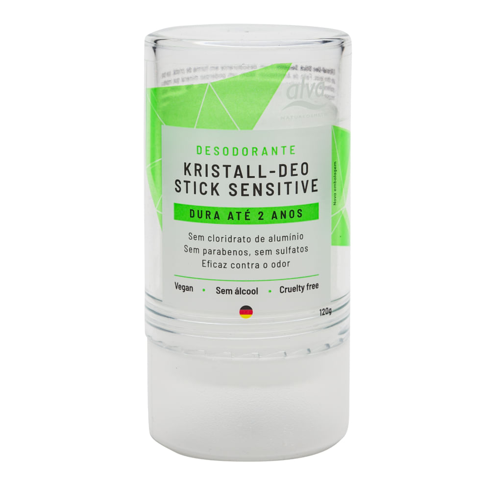 Desodorante Natural E Saudável Pedra Cristal Alva 120G Menor preço em Desodorante Natural E Saudável Pedra Cristal Alva 120G