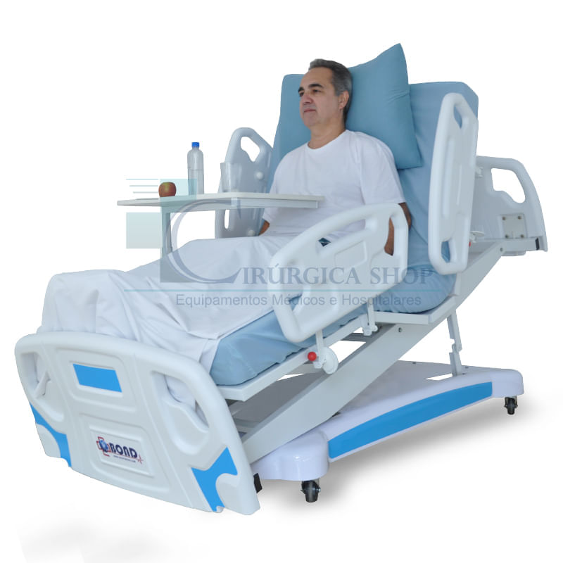 CAMA HOSPITALAR CONFORTO 8 MOVIMENTOS MOTORIZADA EXTRA LUXO Menor preço em CAMA HOSPITALAR CONFORTO 8 MOVIMENTOS MOTORIZADA EXTRA LUXO