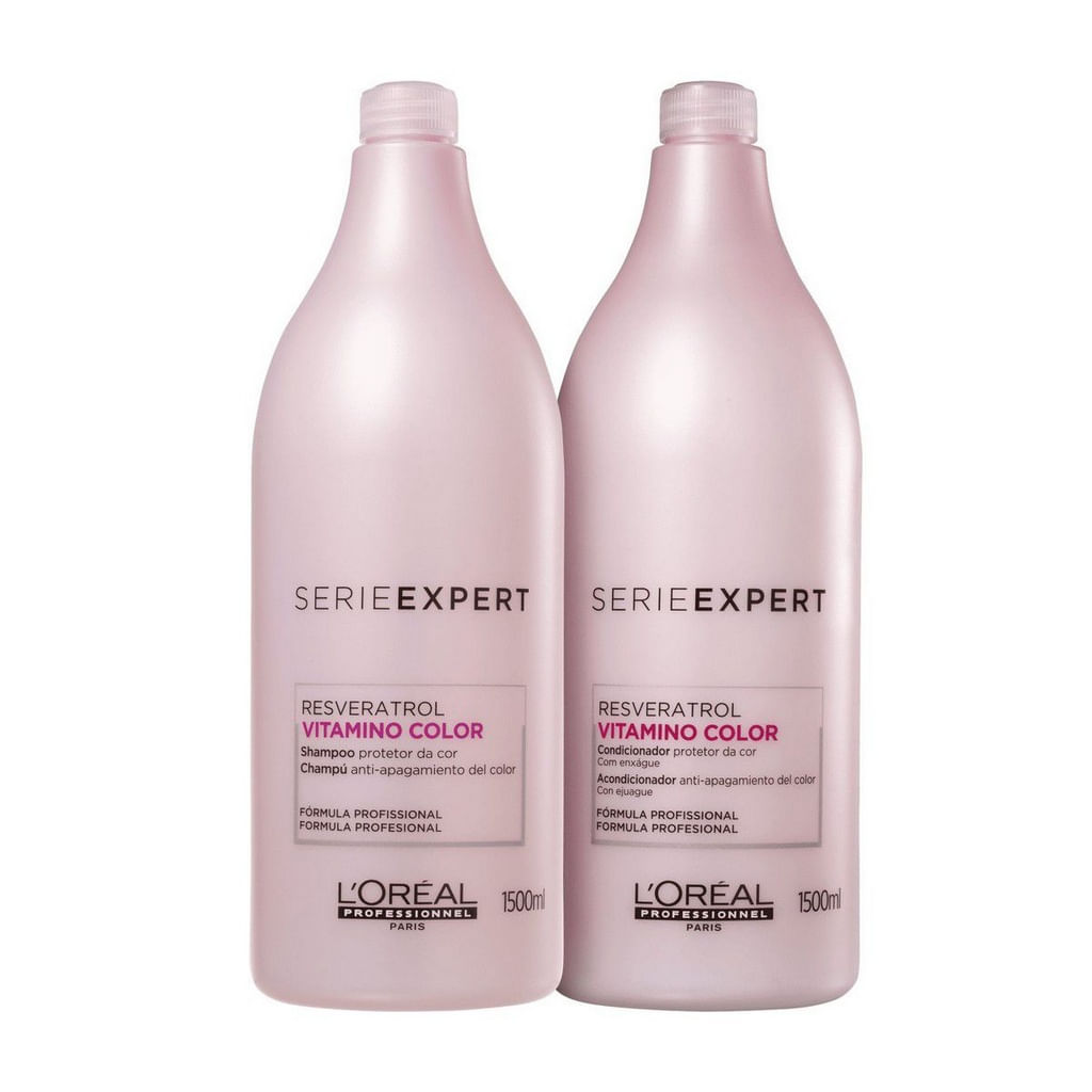 Kit L'Oréal Vitamino Color - Shampoo e Condicionador 1500ml Menor preço em Kit L'Oréal Vitamino Color - Shampoo e Condicionador 1500ml