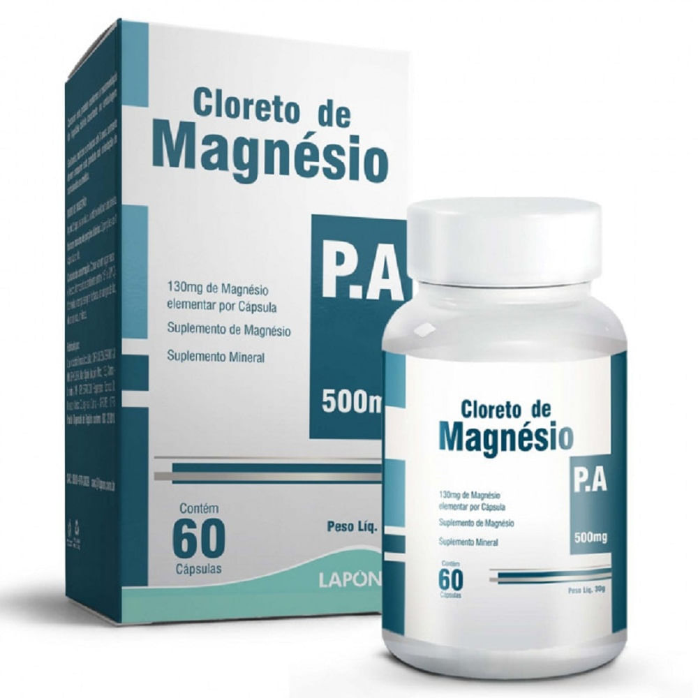Cloreto de Magnésio Magnezium P.A Lapon 60 Cáps é ruim? Cloreto de Magnésio Magnezium P.A Lapon 60 Cáps é boa?