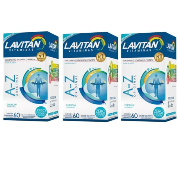 Kit 03 Lavitan AZ Homem Cimed 60 Comprimidos Cada caixa Total 180 Comprimidos. é ruim? Kit 03 Lavitan AZ Homem Cimed 60 Comprimidos Cada caixa Total 180 Comprimidos. é boa?