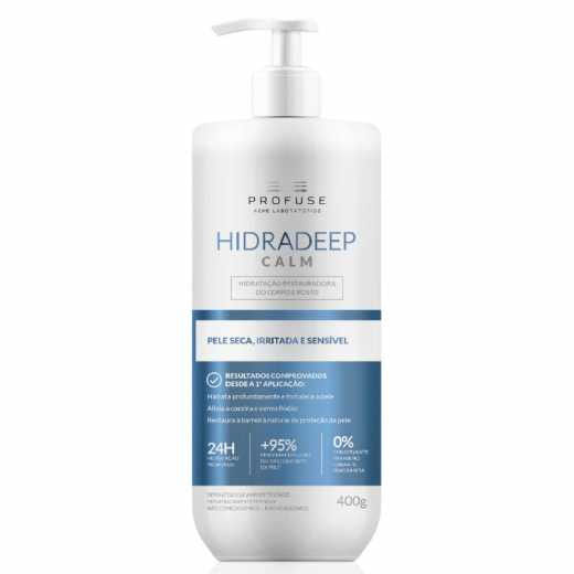 HIDRADEEP CALM CREME HIDRATANTE 400g - Profuse Menor preço em HIDRADEEP CALM CREME HIDRATANTE 400g - Profuse