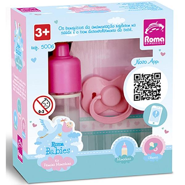 Kit Primeira Mamadeira Roma Babies 5006 Menor preço em Kit Primeira Mamadeira Roma Babies 5006
