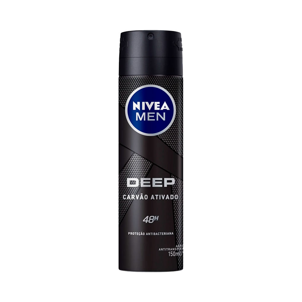 Desodorante Nivea Aerosol Deep Original 150ml Menor preço em Desodorante Nivea Aerosol Deep Original 150ml