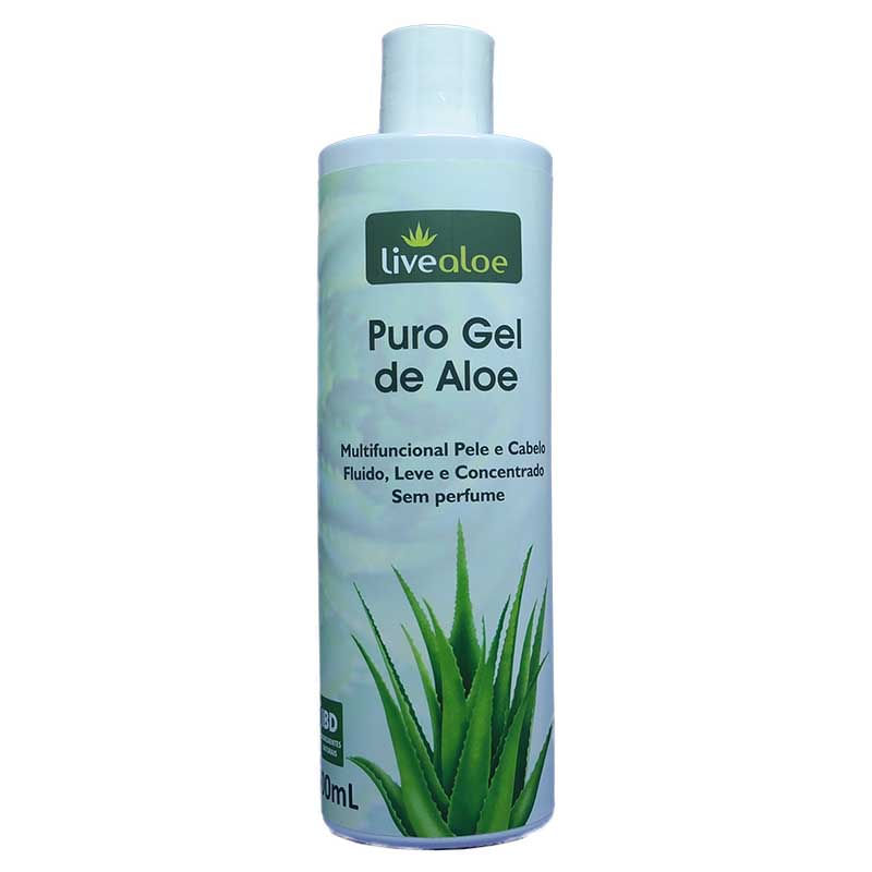 GEL ALOE VERA NATURAL VEGANO MULTIFUNCIONAL LIVEALOE 500ML