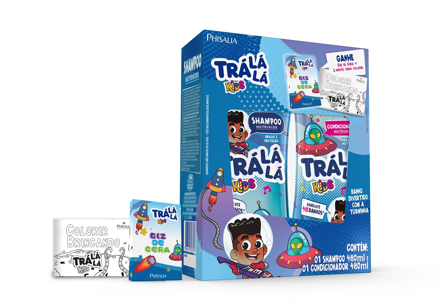 KIT SHAMPOO+COND 480ml TLL KIDS NUTRIKIDS Menor preço em KIT SHAMPOO+COND 480ml TLL KIDS NUTRIKIDS