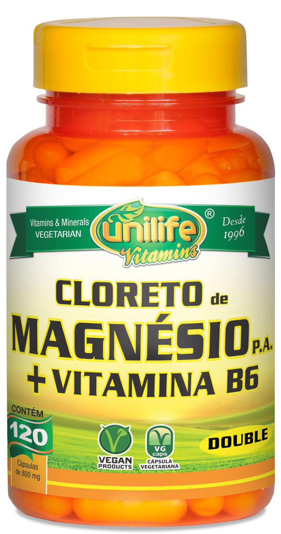 Cloreto de Magnésio P.A. - 120 cápsulas + B6 - sem sabor é boa?