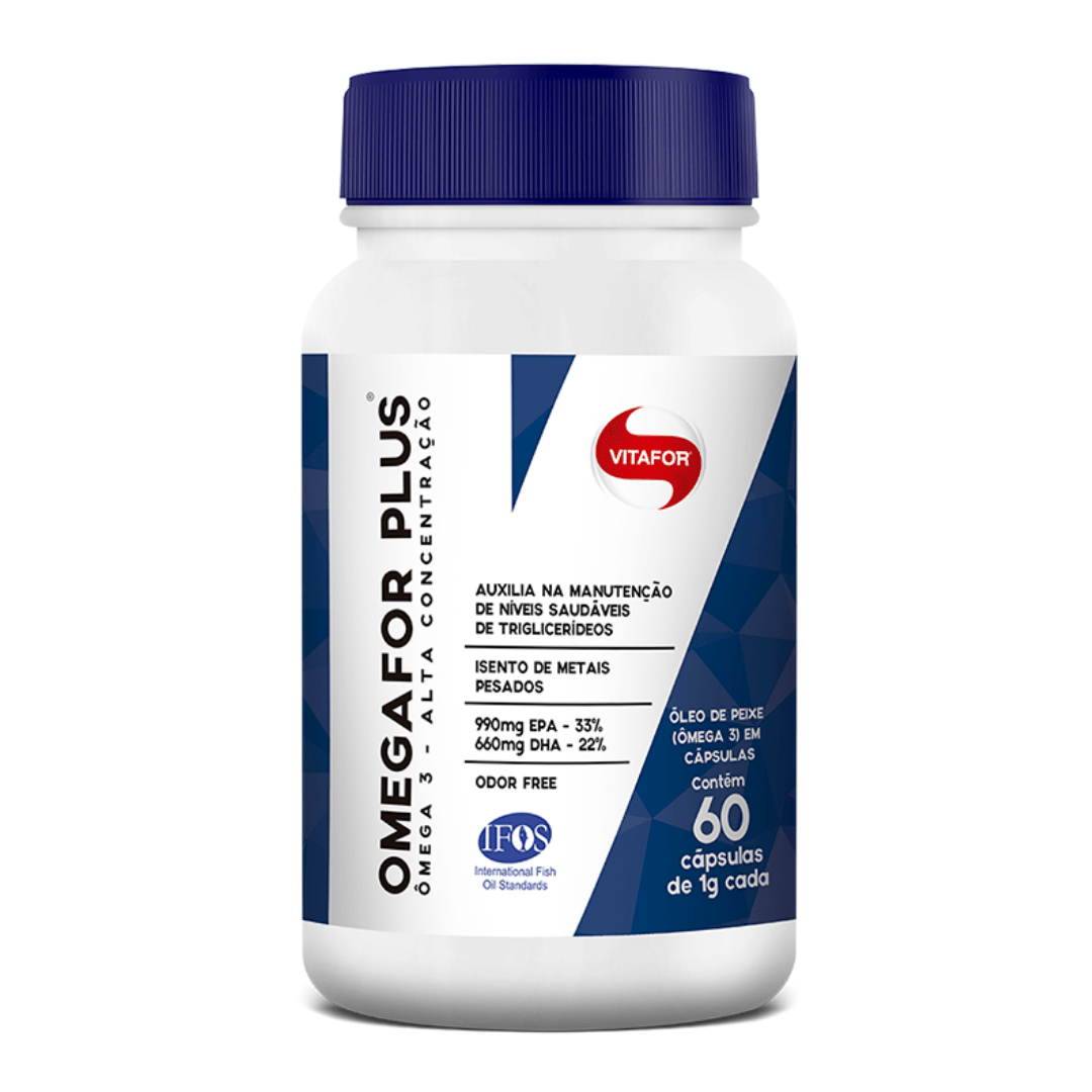 Ômegafor Plus 1000mg 60 Cáps - Vitafor Menor preço em Ômegafor Plus 1000mg 60 Cáps - Vitafor