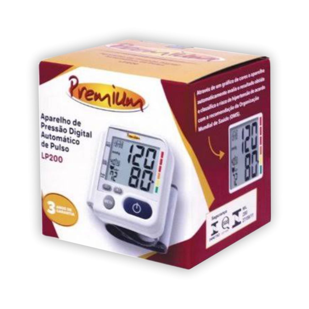 Aparelho Medidor de Pressão Digital Auto. de Pulso Premium BPLP200 G-Tech Menor preço em Aparelho Medidor de Pressão Digital Auto. de Pulso Premium BPLP200 G-Tech
