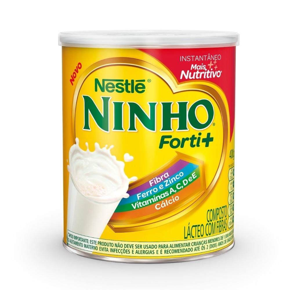 Composto Lácteo Ninho Instantâneo Forti+ 380g Menor preço em Composto Lácteo Ninho Instantâneo Forti+ 380g
